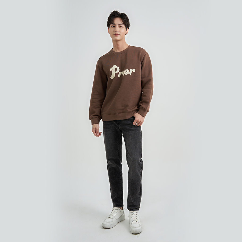 Áo Nỉ Nam Dài Tay Local Brand KRIK Form Classic Chất Liệu Nỉ Cao Cấp Họa Tiết Chữ Thêu Tạo Điểm Nhấn  AN4007