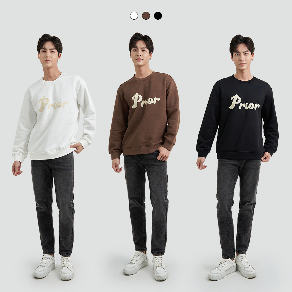 Áo Nỉ Nam Dài Tay Local Brand KRIK Form Classic Chất Liệu Nỉ Cao Cấp Họa Tiết Chữ Thêu Tạo Điểm Nhấn  AN4007