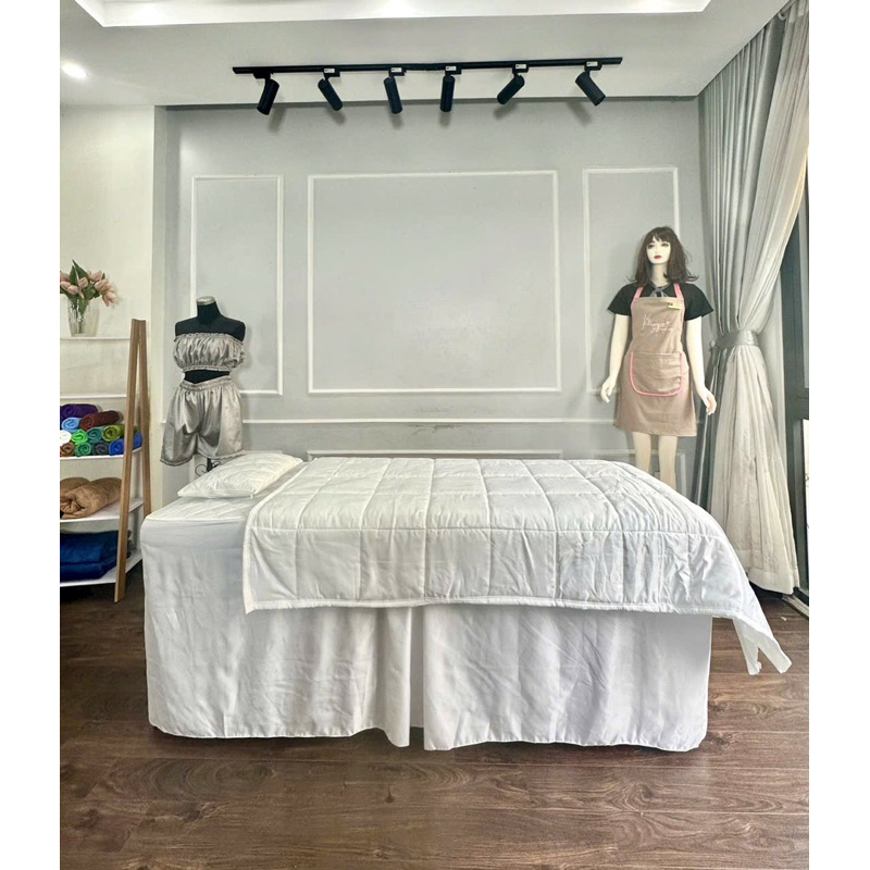 Chăn cotton dành cho spa 2 lớp