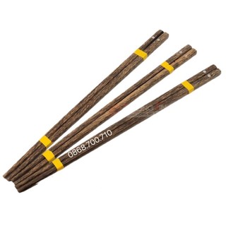 Đũa nấu gỗ sóng lá đầu vuông dài 35cm