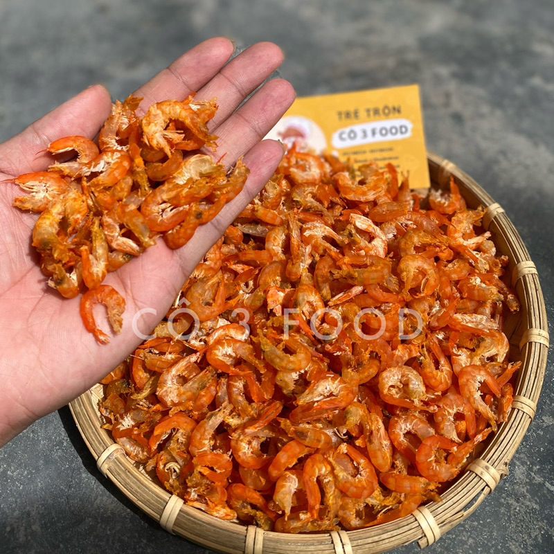 Tôm khô Cà Mau - Loại 1 - 500gr - Có hộp làm quà tặng mùa tết
