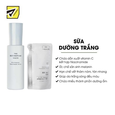 Sữa dưỡng trắng da và ngăn ngừa lão hóa The Retinotime White 125ml