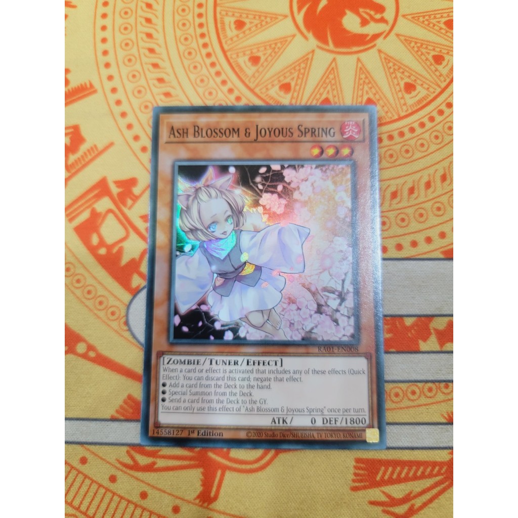 Thẻ Bài Yugioh! Ash Blossom & Joyous Spring - RA01-EN008 - Super Rare