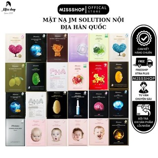 Các loại mặt nạ mẫu mới nhất jm solution nội địa hàn quốc