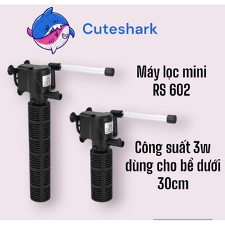 Máy Lọc Nước Bể Cá RS-602 - RS 603 (Máy lọc bể cá 3 trong 1) Tiện lợi dễ sử dụng