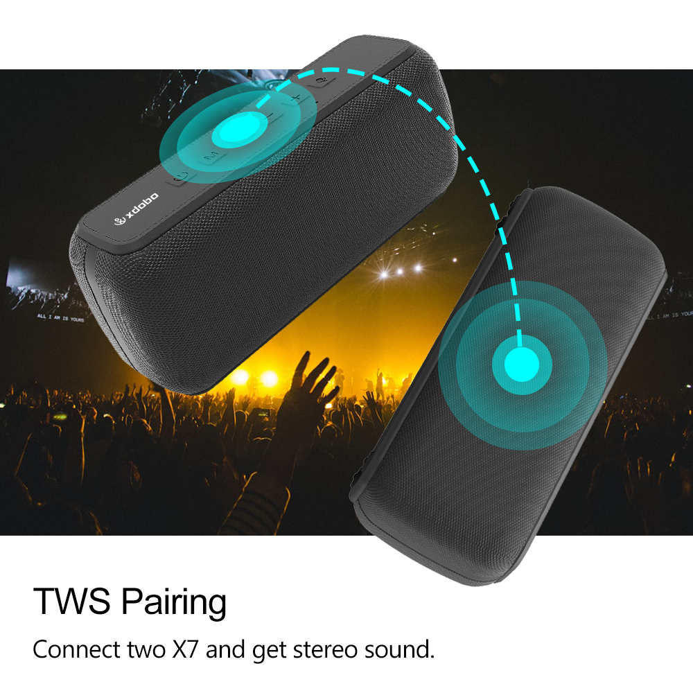 Loa Bluetooth 5.0 Siêu Trầm Xdobo X7 50W - DSP - TWS - chống nước IPX5 Xdobo X7