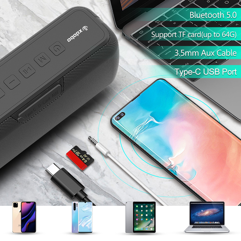Loa Bluetooth 5.0 Siêu Trầm Xdobo X7 50W - DSP - TWS - chống nước IPX5 Xdobo X7
