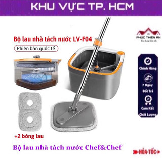 Bộ lau nhà cỡ lớn tách nước Chef&Chef - tiện dụng, siêu bền