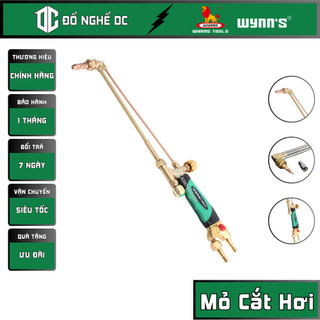 Mỏ cắt hơi, hàn hơi, đèn cắt, tay cắt oxy gas oxyacetylene g-100 w0218 wynn's 100% đồng thau nguyên chất cắt thép cacbon