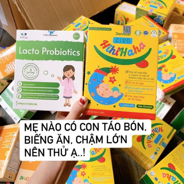 [CHÍNH HÃNG] Siro ăn ngon Hihihaha, siro ăn ngon cho bé, giúp bé tăng đề kháng, hấp thu tốt, tăng cân đều, hộp 30 gói