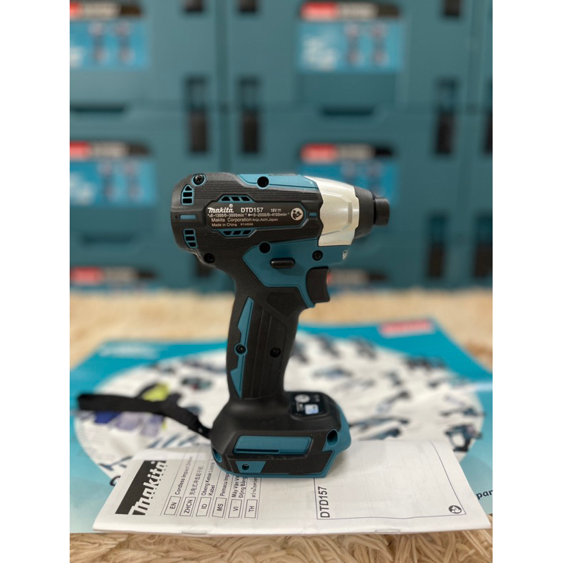 Máy vặn vít pin 18v Makita DTD157 - Thân máy chính hãng tách bộ