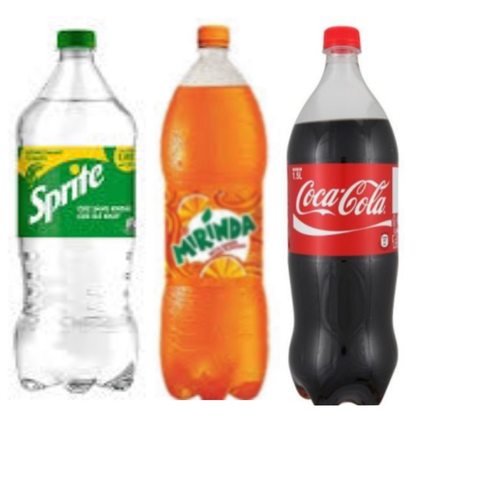 Nước ngọt chai 1,5L Coca,Sprite, Mirinda Cam