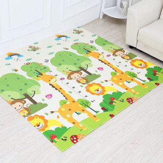 🐣Thảm xốp cho bé lót sàn gấp gọn xpe trải sàn 2 mặt chống trơn 1m8 - 2m [ngẫu nhiên]
