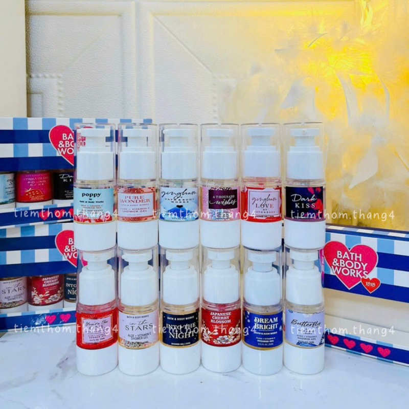 •𝐌𝐚̂̃𝐮 𝐭𝐡𝐮̛̉ 𝐒𝐔̛̃𝐀 𝐓𝐀̆́𝐌 𝐧𝐮̛̃ 𝟐𝟎𝐦𝐥• Bath & Body Works - Body Wash