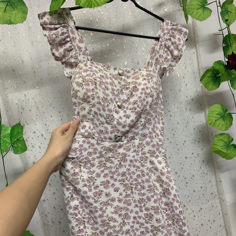 Đầm cánh tiên phối nút