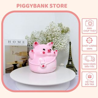 Ống Tiết Kiệm Heo Đất Hoạt Hình HEO ĐEO TÚI THỎ Dễ Thương - Piggybank Store PS30