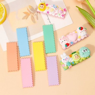 Kẹp tóc chữ nhật màu pastel