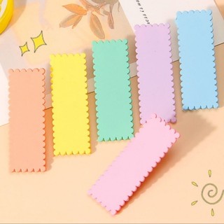 Kẹp tóc chữ nhật màu pastel
