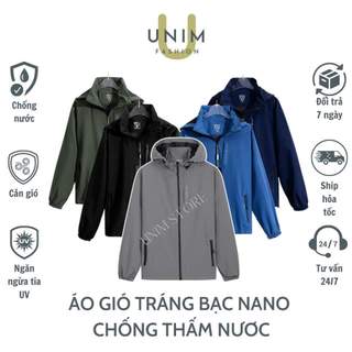 Áo khoác gió cao cấp 2 lớp, chất gió tráng bạc, chống nước,chống gió, ngăn tia UV tuyệt đối