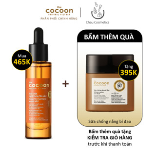 [MUA 1 TẶNG 1 - BẤM THÊM QUÀ MỚI CÓ QUÀ] Tinh chất serum nghệ Hưng Yên 22% vitamin C dưỡng sáng da & mờ vết thâm Cocoon