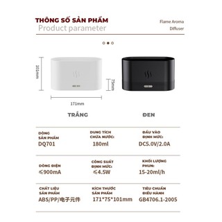 Máy phun sương tinh dầu ngọn lửa