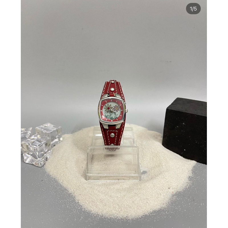 Đồng Hồ 🌺 FOSSIL BIG TIC 🌺   ʀᴀʀᴇ “ Fossil Big Tic Flowers“ 🌺