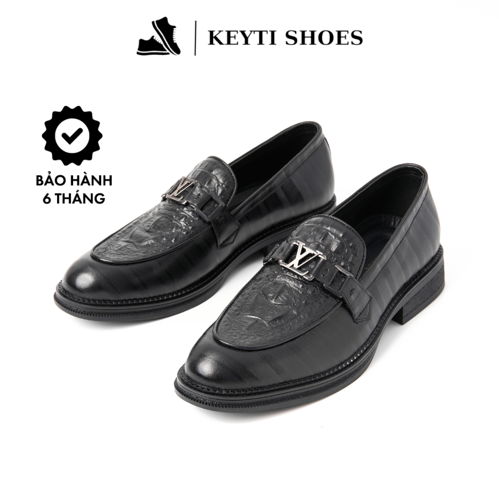 Giày lười nam da bò nappa cao cấp G121, đế khâu chắc chắn- - Bảo hành 12 tháng