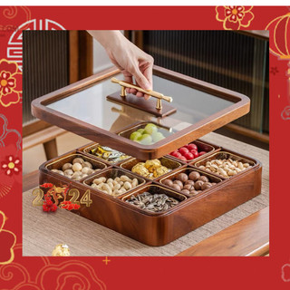 Khay đựng bánh mứt kẹo - khay mứt tết - khay mứt tết 2024 -chất liệu cao cấp