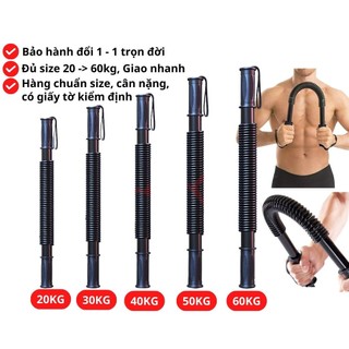 Gậy lò xo tập cơ tay Bodysport đồ tập cơ tay tại nhà dụng cụ tập gym tăng cơ ngực cơ tay 20kg 30kg 40kg 50kg 60kg