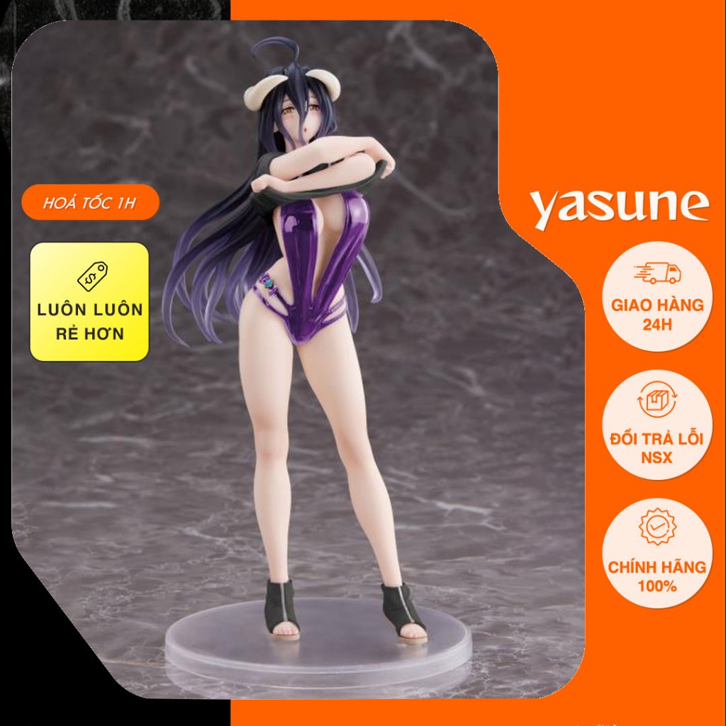 Overlord IV - Albedo - Coreful Figure - T-Shirt Swimsuit ver., Renewal (Taito) Mô hình figure chính hãng