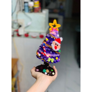 cây thông noel kẽm nhung
