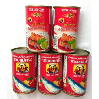 Combo 5 hộp cá mòi ba cô gái Thái Lan 155g