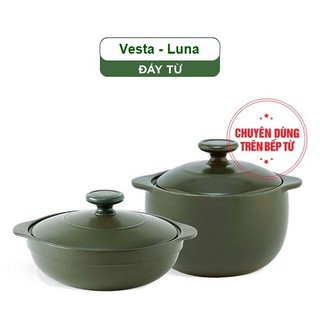 Nồi dưỡng sinh sứ Minh Long xài bếp từ - nồi dưỡng sinh sứ minh long