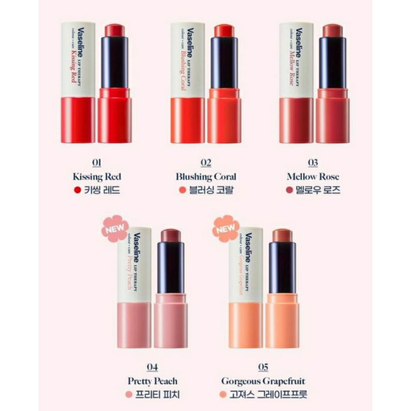 Son Dưỡng môi có màu Vaseline Lip Therapy Color + Care 4.2g