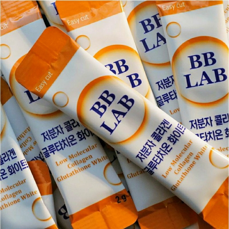 Bột uống Collagen BB LAB Low Molecular Collagen Glutathione White 30 gói