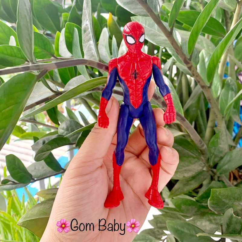Mô Hình Siêu Nhân Người Nhện Spiderman cỡ lớn cao 14cm hàng Hasbro nobox