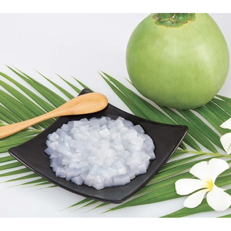 Thạch dừa non- Thơm ngon tròn vị- Nguyên chất 100% - Túi 1kg