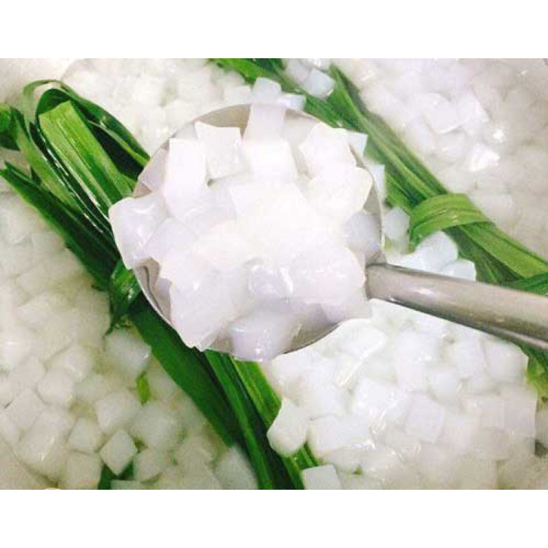 Thạch dừa non- Thơm ngon tròn vị- Nguyên chất 100% - Túi 1kg