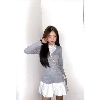 Peekaboo- Đầm Len Sơ Mi