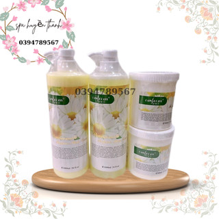 Bộ chăm sóc da hoa cúc 4 món chuyên dùng trong spa tmv