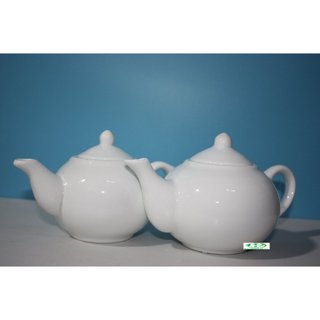 Bình trà sứ trắng - CH - 500ml
