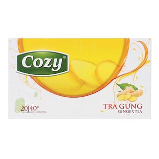 Trà túi lọc cozy Gừng Hộp 40g