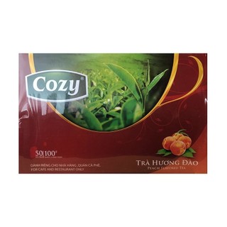 Trà túi lọc cozy đào 50 gói hộp 50g