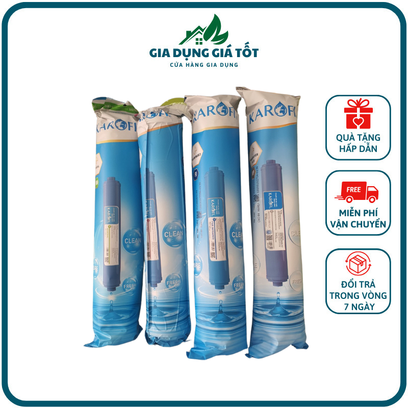Bộ Khoáng 4 Quả Lõi Lọc Nước Số 5678 Karofi