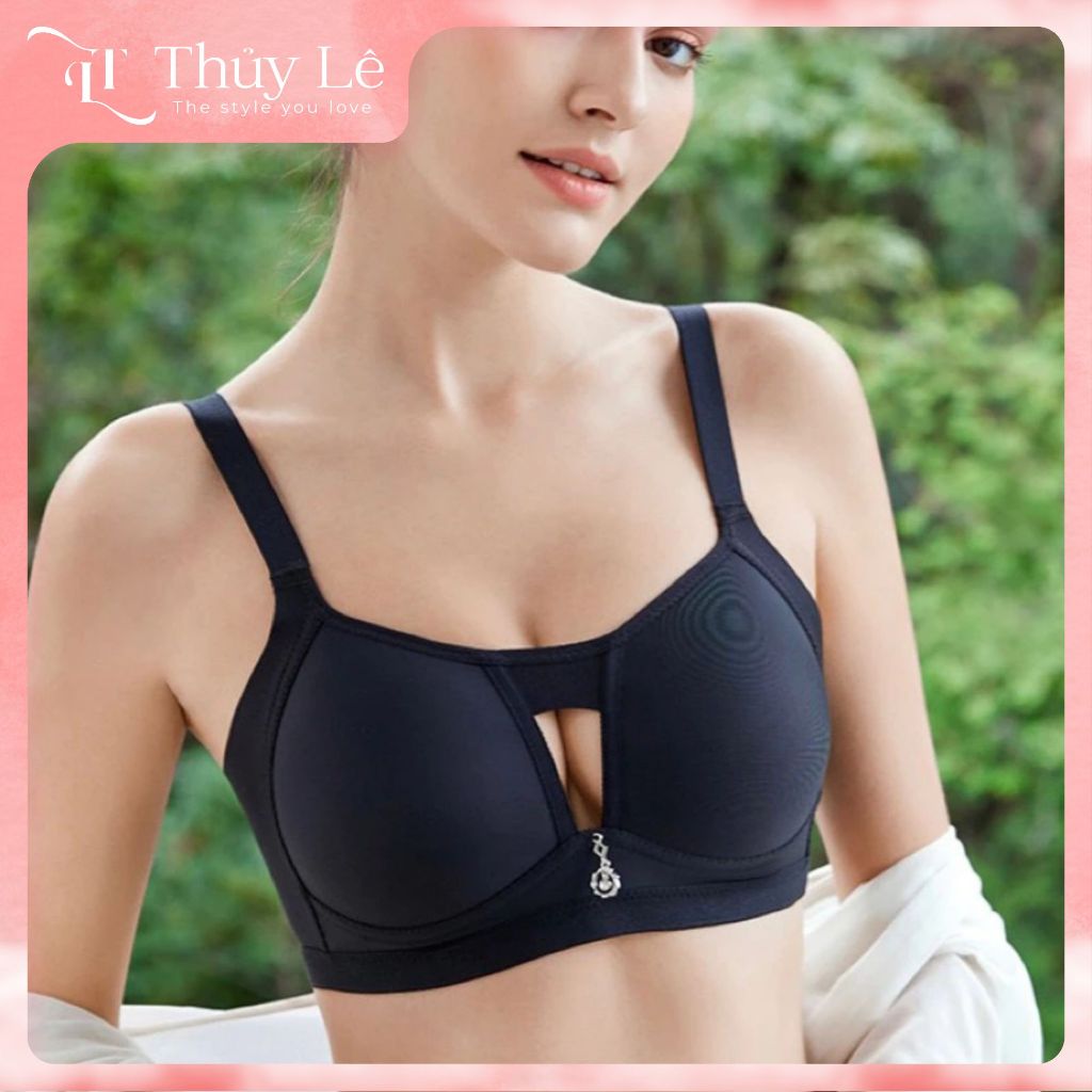 Áo Bra Bigsize Áo Lót BigSize Không Gọng Thuỷ Lê Mềm Mại Nâng Ngực Lớn Quả Ngực To Đệm Mỏng Có Size 