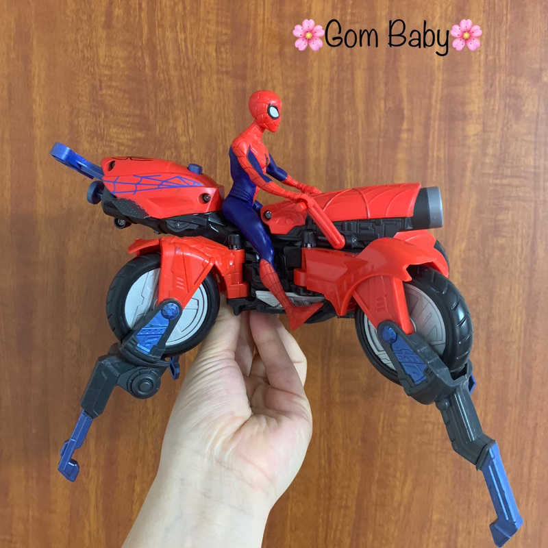 Xe mô tô người nhện Spiderman 3 chức năng trong 1 - Hàng nobox