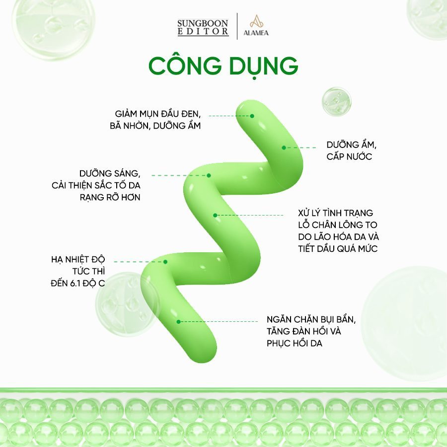 Serum Tinh Chất Cà Chua Xanh Sungboon Editor Green Tomato Pore Lifting Ampoule 30ml & Toner Pads Sungboon 180ml - DUXBO