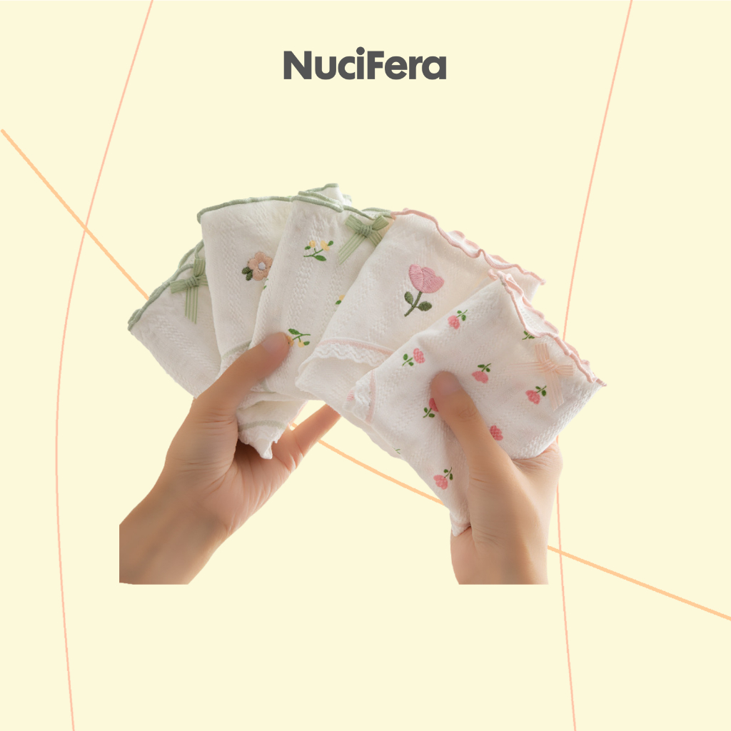 Quần lót nữ thông hơi kháng khuẩn NuciFera mẫu hoa nhí QN61