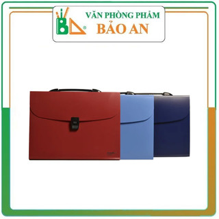 Cặp 12 ngăn flexoffice fo-eb02 làm từ nhựa pp chất lượng cao, khổ a4 có nắp đậy.