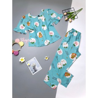  Đồ bộ tole nữ, bộ lanh mặc nhà dài tay lỡ F21 VNXK SHOP5SAO (40-75kg) (LINK 2)